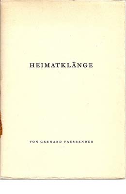 Gerhard Fassbender, Heimatklänge